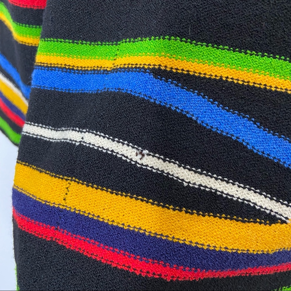 Steve Fabrikant Blazer Abstract Stripes Multi-color 90s Wool-Blend - Picture 7 of 11